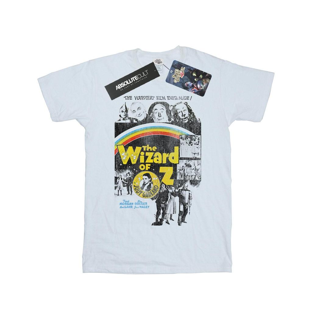 The Wizard Of Oz Boys Distressed Movie Poster T-Shirt