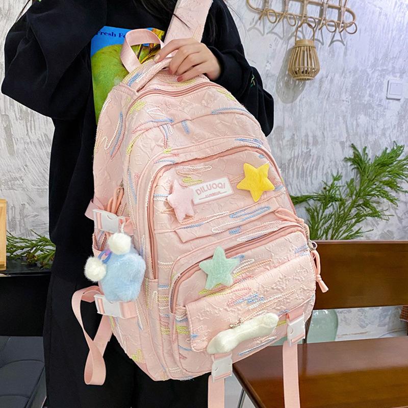 Новый школьный рюкзак для учеников начальной школы Девочек Учеников средней школы Детский школьный рюкзак