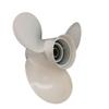 Boat Propeller 10 3/8x13 Fit for Yamaha Outboard 40HP-55HP 3 Blades Aluminum 13 Tooth OEM NO: 6H5-45945-00-EL 10.375x13