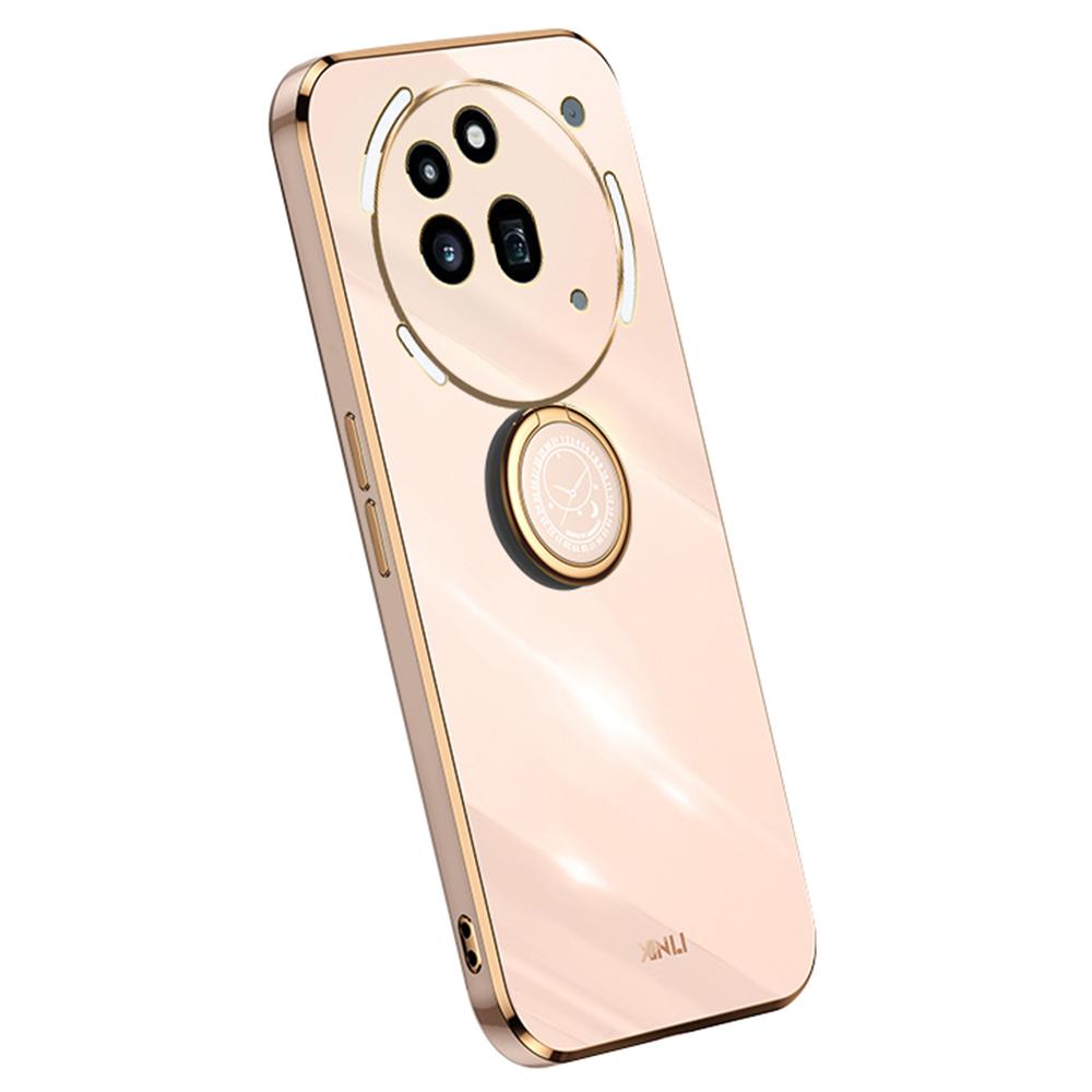 XINLI For Nothing Phone (3a) Pro Case Ring Kickstand Electroplating TPU Phone Cover