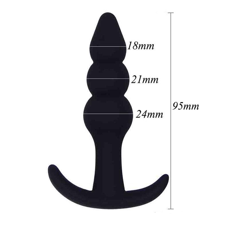 Мягкий анальный фаллоимитатор, Анальная пробка, массажер простаты для взрослых, геев, анальная пробка, бусины, G-spot, эротические секс-игрушки для мужчин и женщин