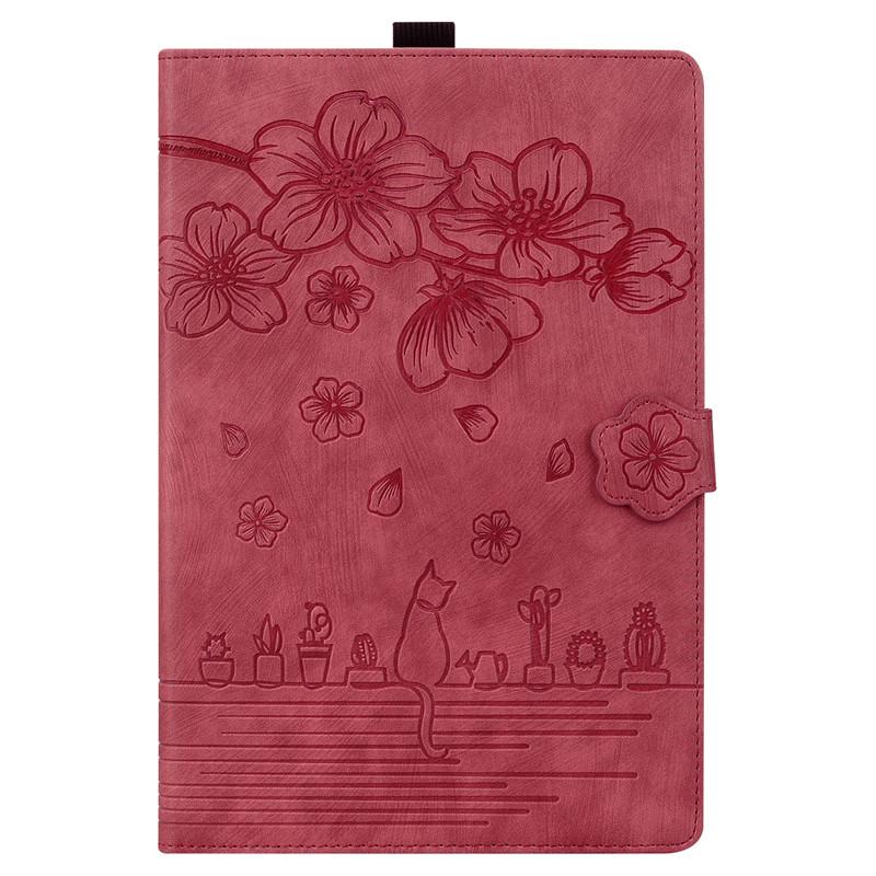 Чехол для планшета для Xiaomi Pad 5 Pro, чехол 11 дюймов, чехол с 3D тиснением и подставкой для цветов, чехол-кошелек для планшета Xiaomi Mi Pad 5, чехол для Mipad 5 Pro, чехол