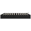 Ottoman Bed Frame Black Oak 203 x 160 x 25 cm