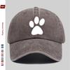 pc Unisex Paw Print Pattern Printed Baseball Cap Ideal Decorative Hat for Pet Lovers Multiple Colors Available Comfortable a