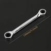 1pc 8-10mm Double Head Ring Ratchet Wrench, Chrome Vanadium Steel Ratchet Spanner Set Auto Repair Tools