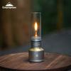 Газовая свеча-фонарь CAMPING MOON с отдельным баллоном и деревянным чехлом T-1D15