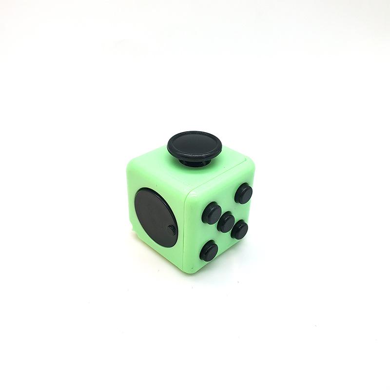 Six-Sided Finger Exercise Rubik's Cube: Hot Decompression Dice Toy