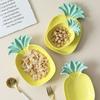 Creative Pineapple Fried Rice Bowl Household Snacks Fruit Salad Bowl Dessert Bowl Shaped Breakfast Bowl