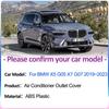 Для BMW X5 G05 X7 G07 xDrive40i M50d 2019~2024 Крышка воздухозаборника под задним сиденьем Решетка кондиционера Аксессуары для салона автомобиля