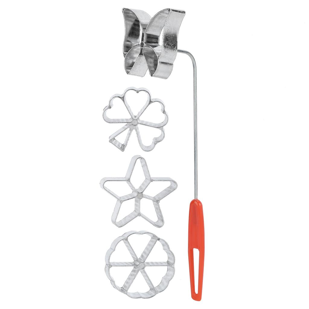 4Pcs Cake Printing Pastry Mold Dessert Maker Waffle Model Set Baking BU