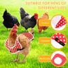 3Pcs Chicken Saddle with Adjustable Straps Wear Breathable Hen Feather Protector Bird Pet Clothes Poultry Apron Garden Supplies