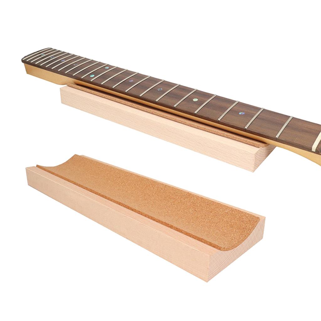 Electric Guitar Neck Rest Wood Long Neck Support Stand Guitar Neck Cradle Support Pillow String Instrument Luthier Tool