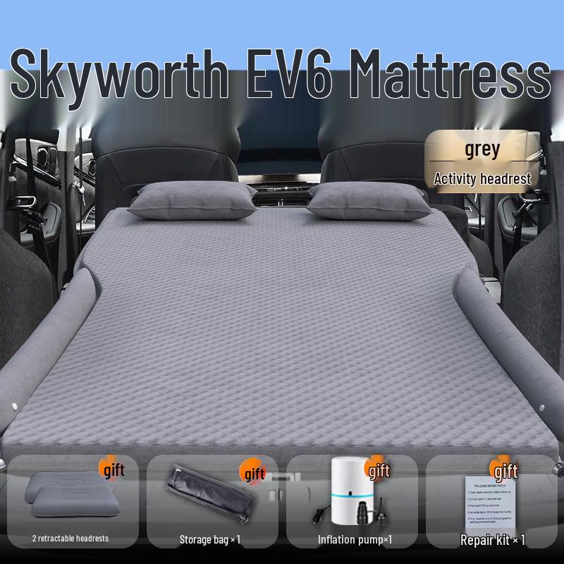 Skyworth EV6 Car Inflatable Mattress: Trunk Air Cushion Bed & Rear Seat Sleeping Pad