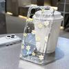Honeybee Flower Pattern Phone Case For iPhone 17 Pro Max 16 15 Pro 14 13 Mini 12 11 XR XS 17Air 16 Plus Clear Bumper Cover