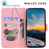 For Samsung Galaxy S25 Ultra Case Wallet Cat Pattern Imprinted Leather Phone Cover