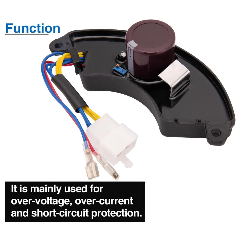 8kw AVR Replacement Generator, Automatic Voltage Regulator Single Phase Curved Shape 14CM