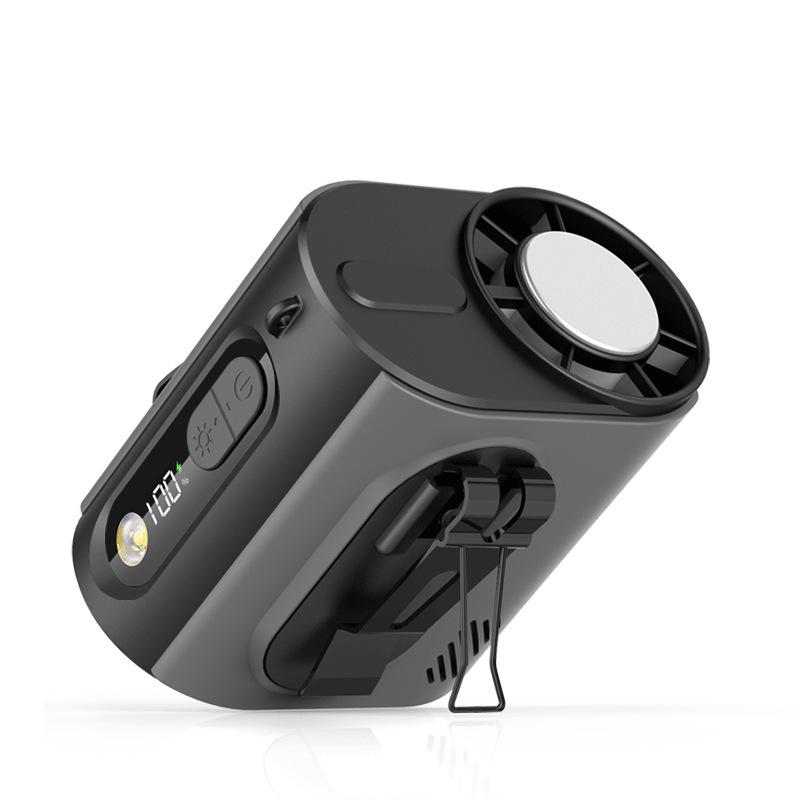 2026 Portable LED Clip-On Waist Fan: Long Battery Life & Large Size for Outdoor Use