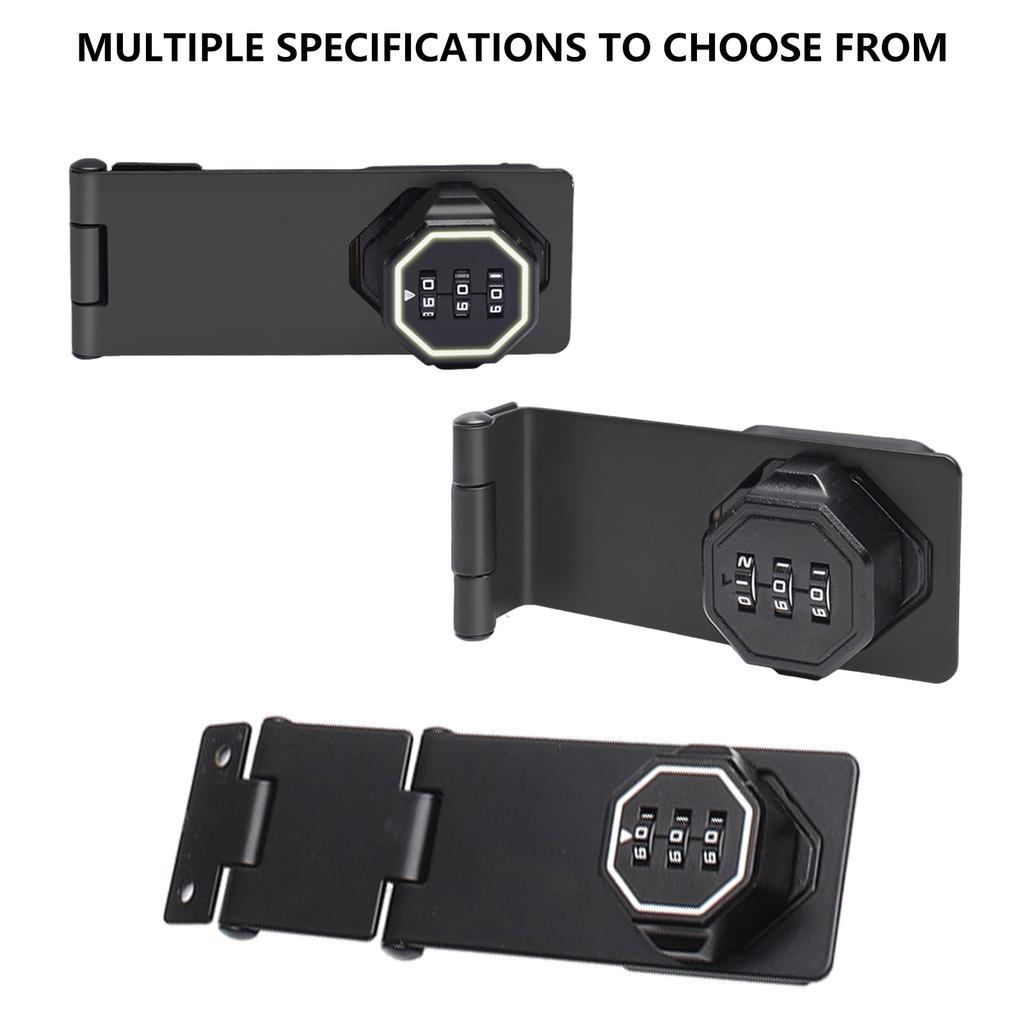 Замок для шкафа без ключа 3-значный кодовый замок Замок-защелка с паролем для шкафов с маленькой дверцей, амбарной двери, ванной комнаты