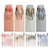 Set of 8 Soft Bristle Makeup Tools With Bag Eyeshadow Brush Foundation Brush Makeup Beginners