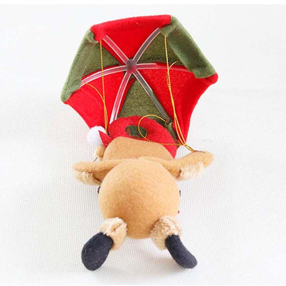 Christmas Tree New Year Snowman Hanging Ornament Parachute Pendant Christmas Decoration Santa Claus