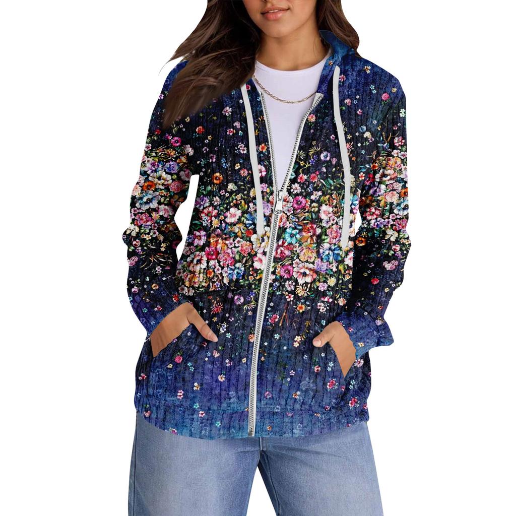 Hoodies For Women Trendy Tops Casual Fall Fashion Long Sleeve Sweatshirt With Pockets Pullover Lightweight