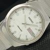Б/У винтажные мужские часы SEIKO 5 AUTO 6309A из Японии с серебряным циферблатом и функцией «день/дата» 588c-a313918-9