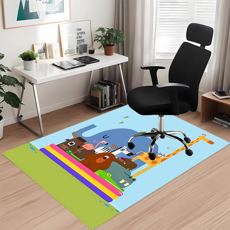Hey Duggee Printed Carpet, for Office Chair Living Room Bedroom Kitchen Room Decor Gifts.