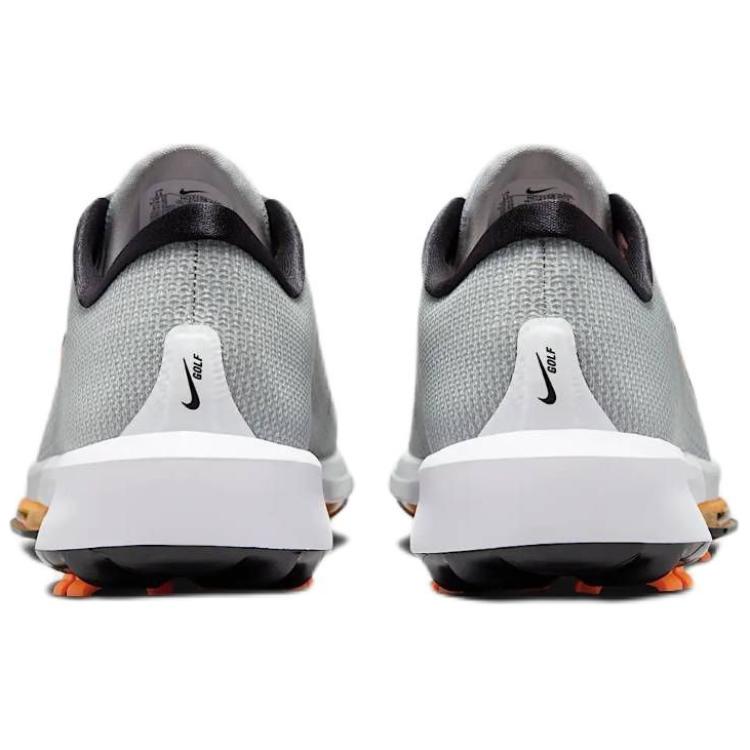 Nike Air Zoom Infinity Tour 2 Golf Pure Platinum Safety Orange Мужские кроссовки Серо-белые HQ2158-001