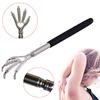 Practical Handy Stainless Pen Clip Back Scratcher Telescopic Scratching Massage Kit Bear Claw Itch