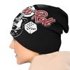 Music Dice Rockers Guitars Rockabilly Rock and Roll Washed Warm Bonnet Cycling Casual Beanies Protection Unisex Women Hats