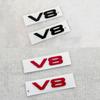 3D V8 ABS Наклейка-эмблема для автомобиля Значок на багажник Наклейка на крыло Кузов для Defender 90 110 5.0T V8