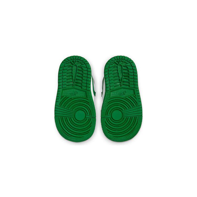 Air Jordan 1 Mid SE TD Grey Pine Green Детские кроссовки Белые светло-дымчато-серые DC7250-103