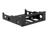 Hard Drive Bracket Adapter - STARTECH - 3.5" To 5.25" - Black - Storage Bay - P/N: PEX2EC35