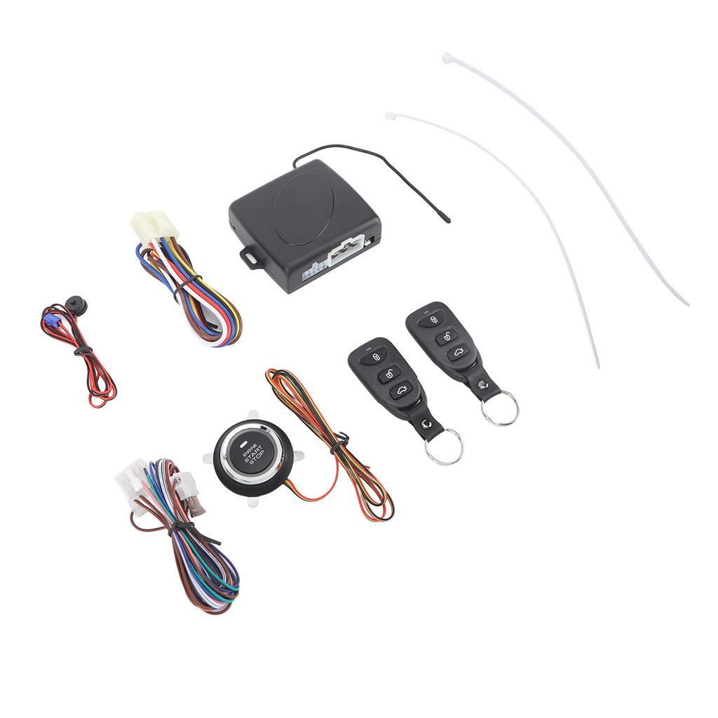 Система автомобильной сигнализации с бесключевым доступом DC12V с дистанционным запуском двигателя и кнопкой зажигания Push to Start, тип Bluetooth