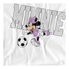 Disney Unisex Adult Kick Minnie Mouse Football T-Shirt