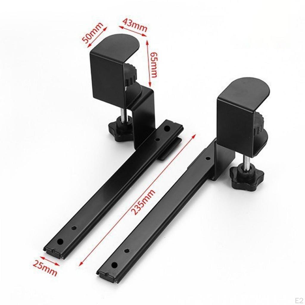 2 штуки выдвижная полка для клавиатуры под стол, боковое крепление, мебельный, офисный, для кабинета, ящик, простой