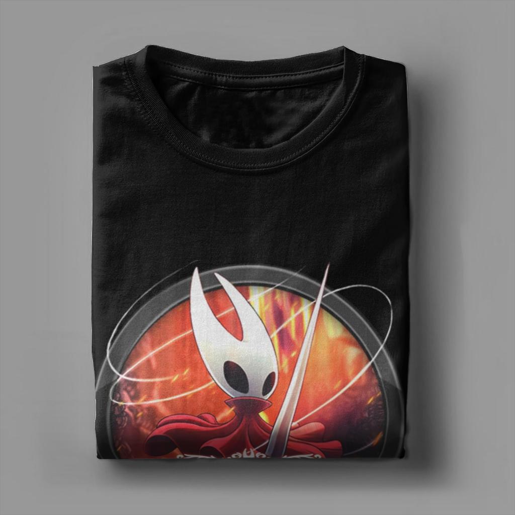 Hornet Hollow Knight Silksong Men's T Shirt Bug Warrior Funny Tees Short Sleeve O Neck T-Shirt 100% Cotton New Arrival Tops
