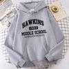 Sweater Alphabet School 1983 Printed Hoodie Sweater Fashion Hip Hop Casual