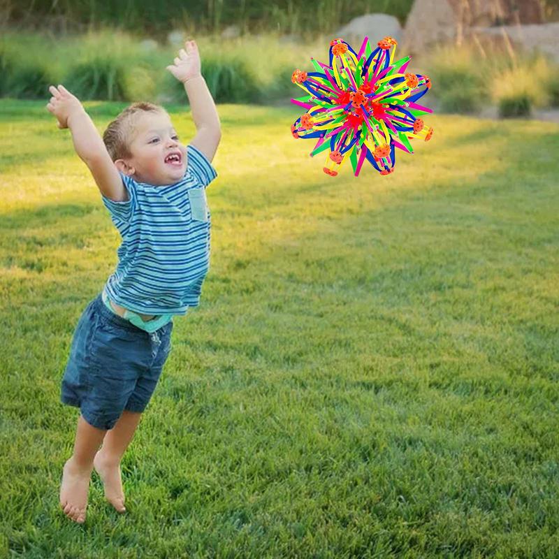 Дыхательный шар Расширяющийся шар Игрушка Сфера Красочный Расширяющийся шар Сенсорные игрушки, Игрушки-непоседы Многофункциональный Снимающий стресс Шар