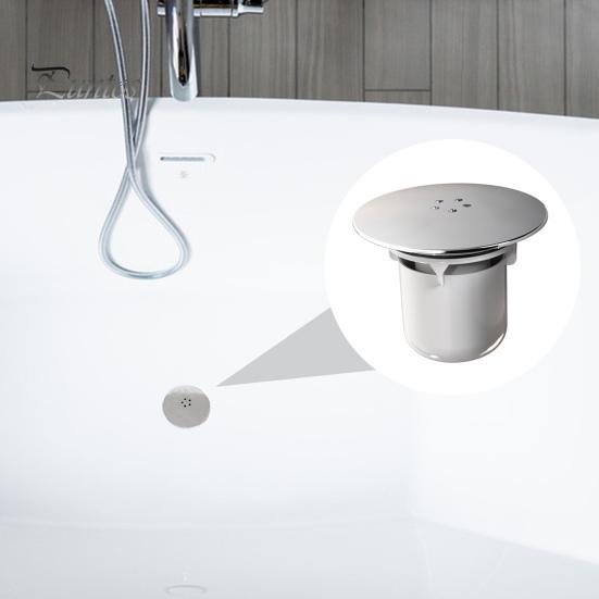 Хромированная крышка сливного отверстия для душа Простая установка погружного стакана Быстрый слив Сменная крышка сифона британского стандарта