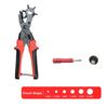 Durable Steel Belt Puncher Round Hole Revolving Hole Punch Pliers Flat Hole Oval Hole Eyelet Piercer Belt