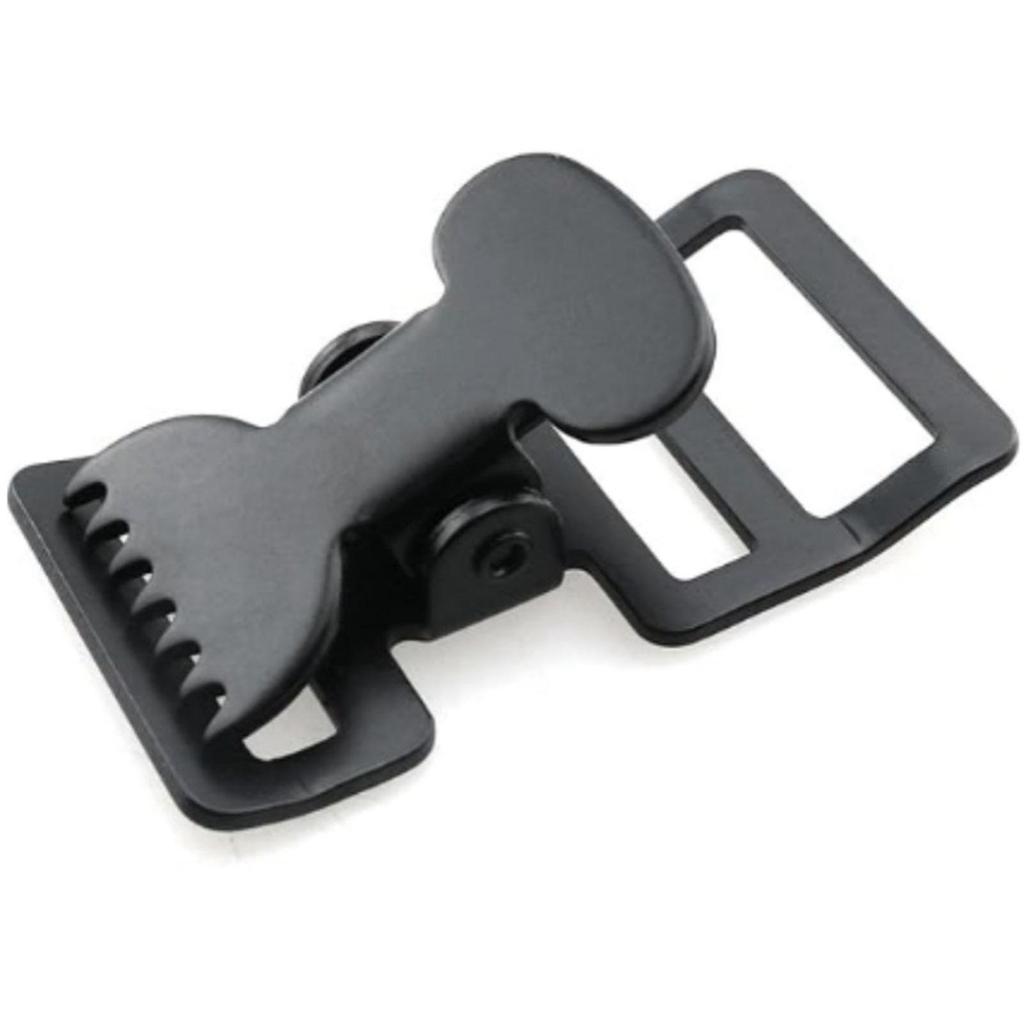 5pcs Strap Buckles Replacement Heavy Duty Metal Webbing Clip for Backpack Luggage Pet Collar DIY Inner 38mm Black