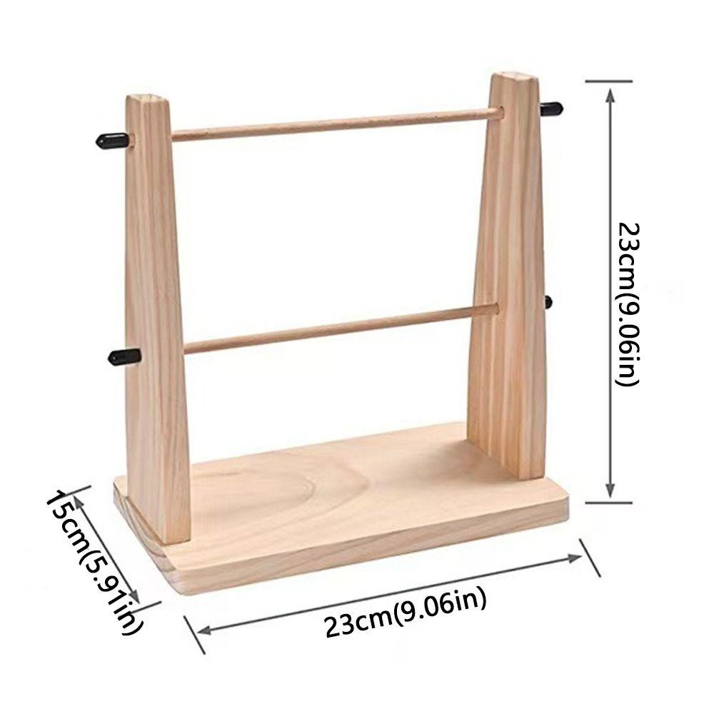 Manual Wool Storage Rack Vertical Rotating Yarn Spool Organizer Yarn Winder Thread Holder  Knitting