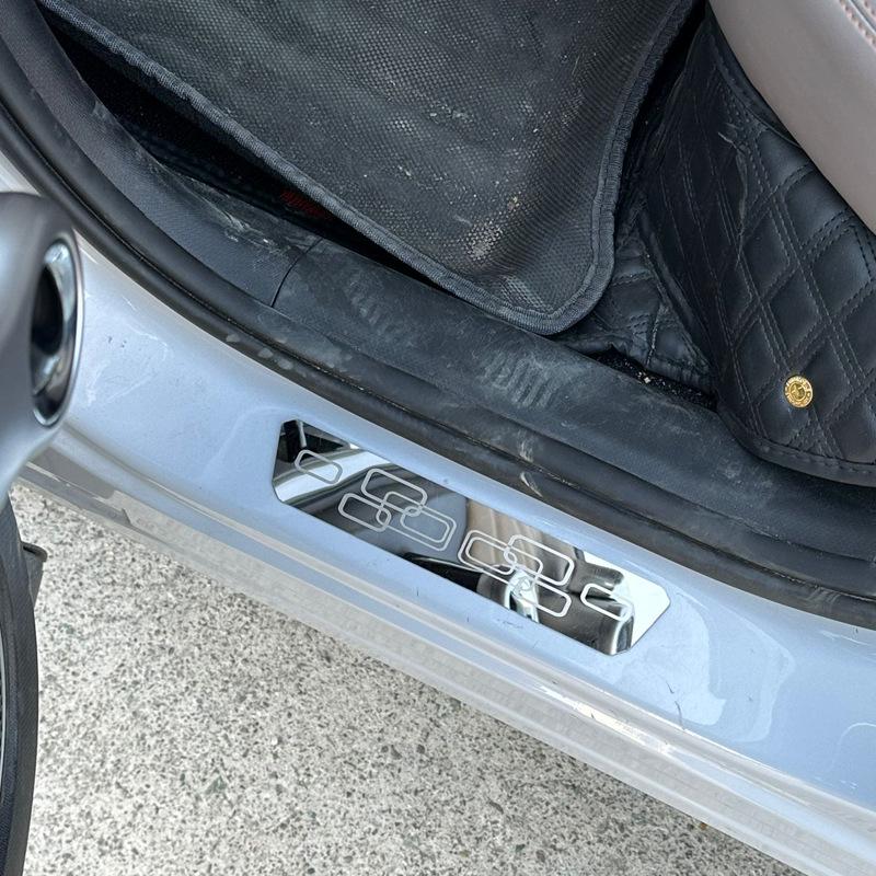 Ультратонкие накладки на пороги для Peugeot Citroen C3/C4/C5/C6 Педали приветствия
