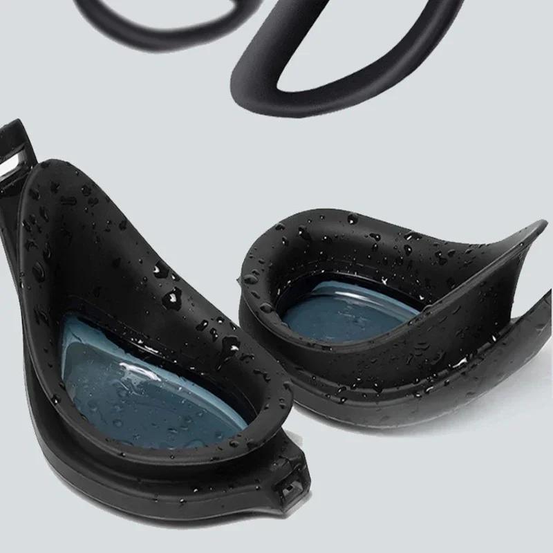 Очки для плавания с защитой от запотевания, профессиональные, прочная оправа, снижают давление на глаза, предотвращают утечку воды, удобные, подходят для различных целей.