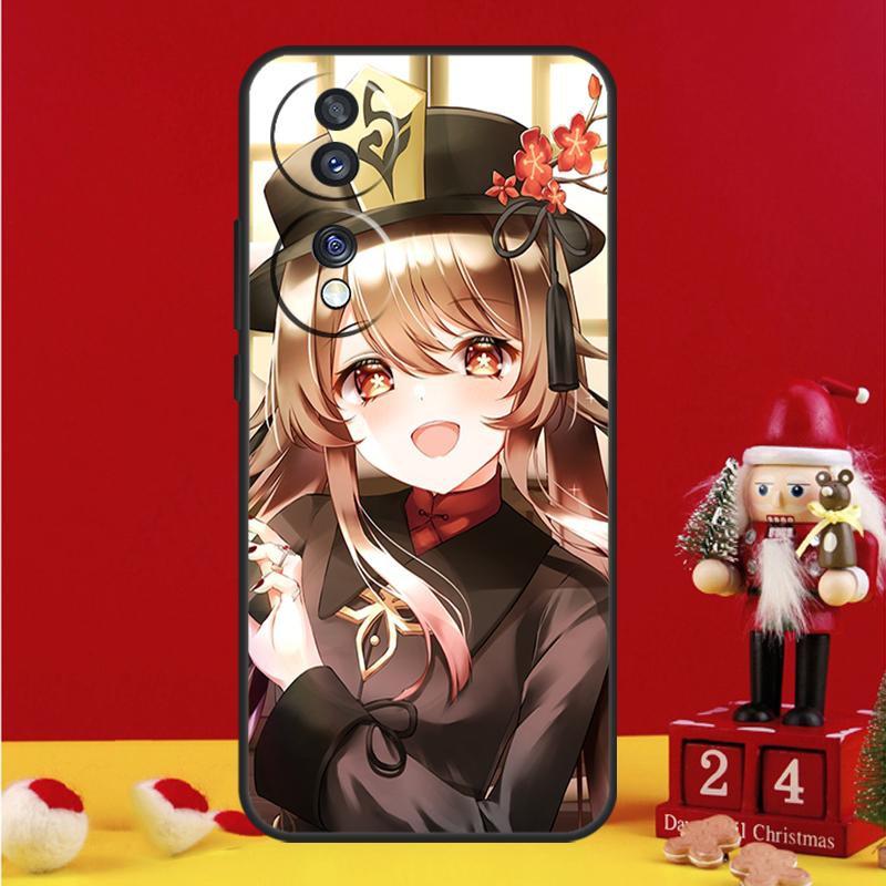 Чехол Genshin Impact Zhongli Hutao для Honor Magic 7 6 8 Pro Honor Win X9a X9b X9c X9d X8c X8b 50 70 90 200 400 Lite