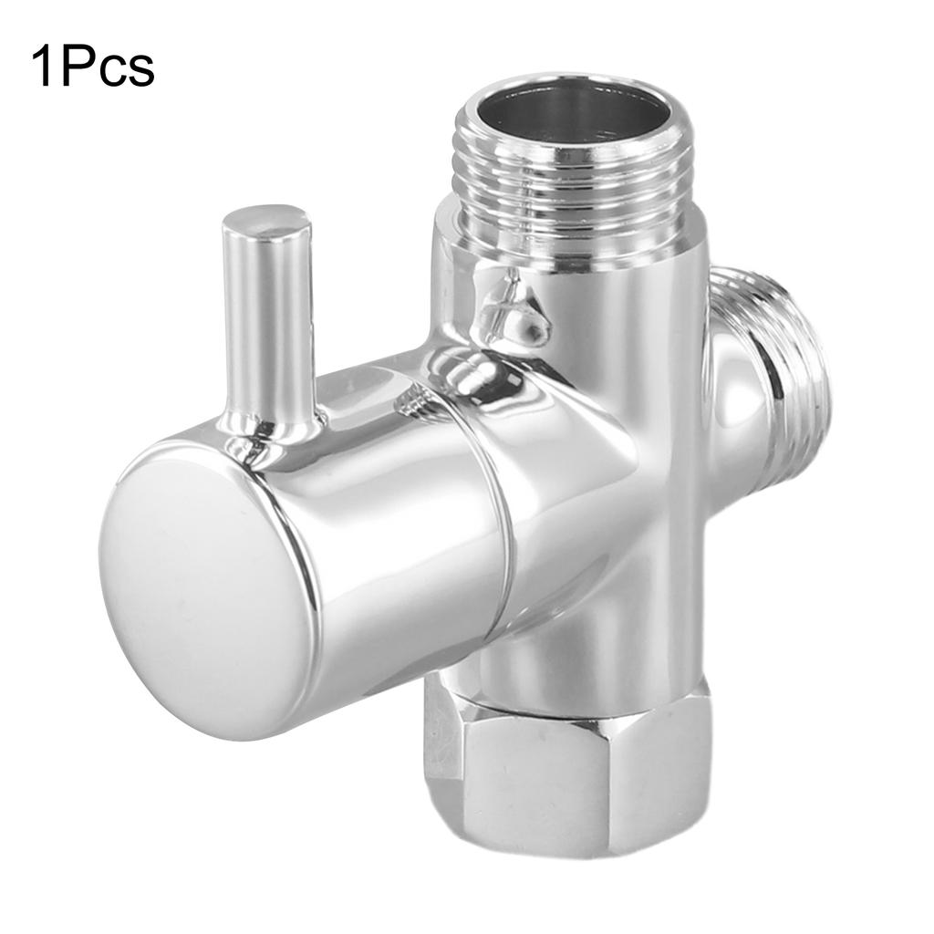 Shower Head Diverter Valve Rotating joint Replacement Chrome Plated Brass