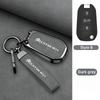 ALC1  Zinc Alloy Leather Car Key Case Cover For Citroen C1 C2 C3 C4 C5 C6 C4L Berlingo Picasso Jumpy Nemo Aircross Sega C5 X Accessori