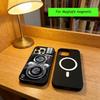 Модный классический чехол для телефона в виде объектива камеры Для iPhone 17, 16, 15, 14, 13, 12, 11 Plus, Pro Магнитный с Magsafe Беспроводной зарядкой