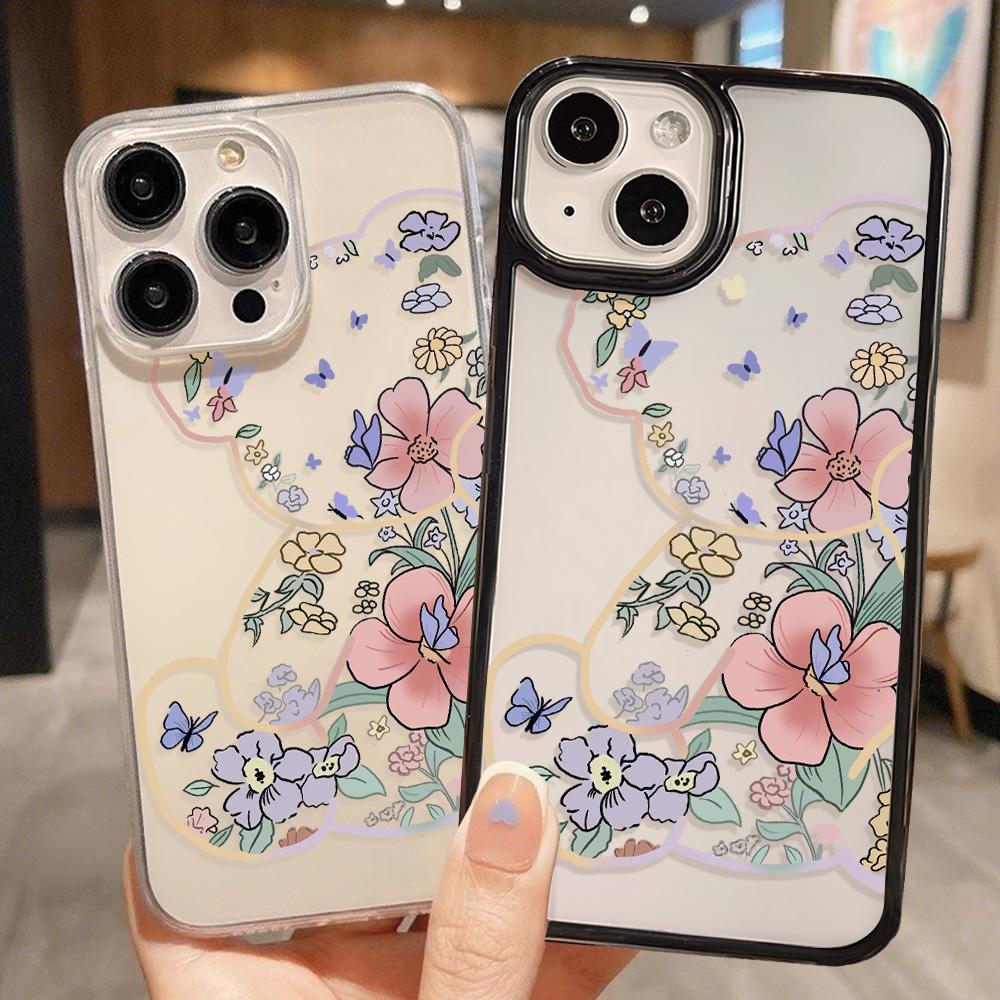 Акриловый чехол для телефона для iPhone 11 12 13 14 Pro 12 14 16 Pro Max для Samsung A16 A36 A56 S24 FE Высококачественный расписной противоударный чехол для мобильного телефона